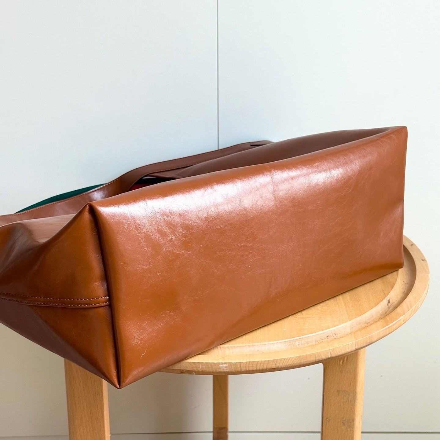 Gvc*1 Giglio Large Tote Bag Dark Brown Leather 60Cm 853971 AAF2H 7645