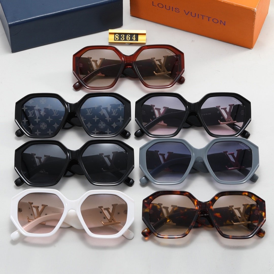 L0vis Vvtt0n Lv Icon Round Glasses Monogram Black