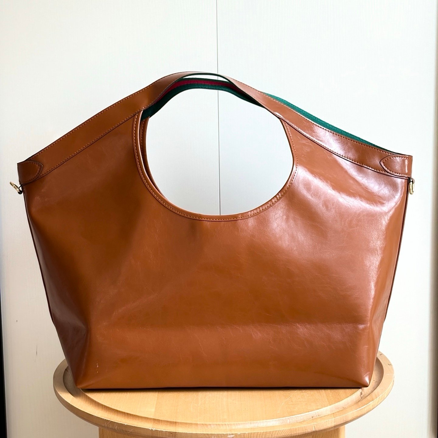 Gvc*1 Giglio Large Tote Bag Dark Brown Leather 60Cm 853971 AAF2H 7645